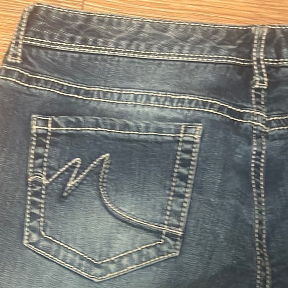 Maurices Blue Flare Wide Leg Jeans Size 5/6 Short Good Condition Make an Offer! - Picture 9 of 11